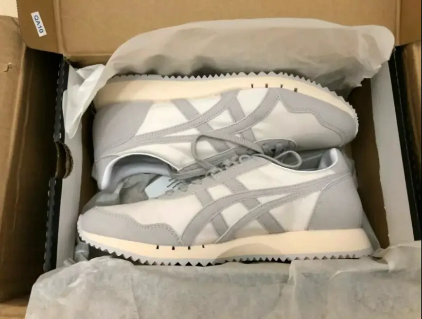 Giày Onitsuka Tiger Dualio 'White Grey' 1183B545-020 - Ảnh 4