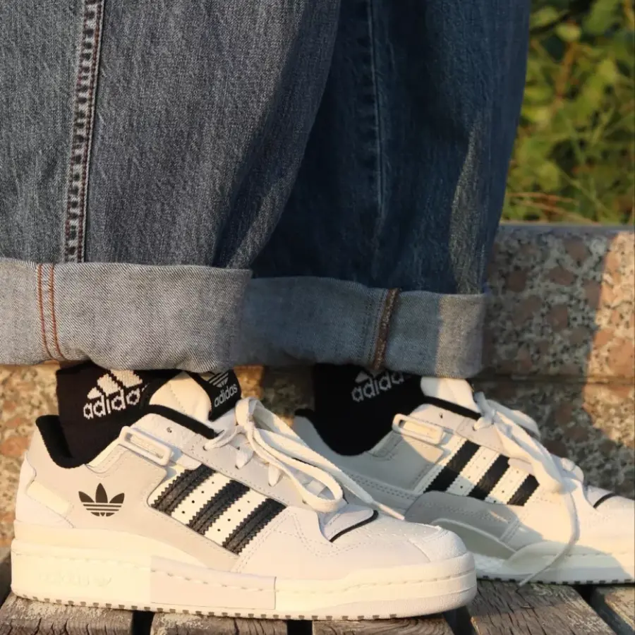 Giày Adidas Originals Forum Exhibit Low 'Grey Black' GX6284 - Ảnh 5