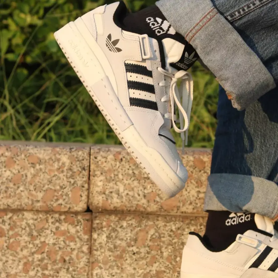 Giày Adidas Originals Forum Exhibit Low 'Grey Black' GX6284 - Ảnh 4