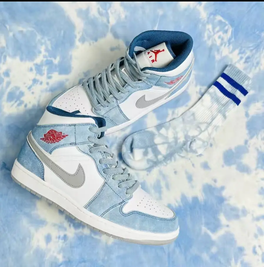 Giày Nike Air Jordan 1 Mid SE 'French Blue' DR6235-401 - Ảnh 4