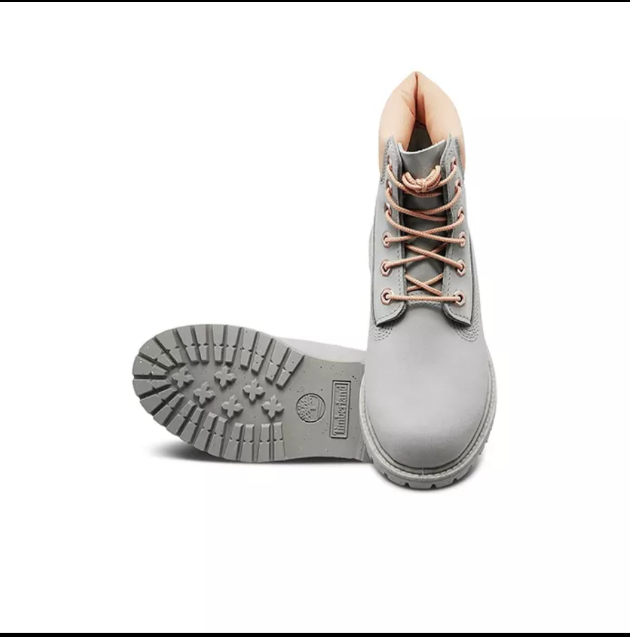 Giày Timberland Martin Boots Leather High-Top Grey A1W16W - Ảnh 3