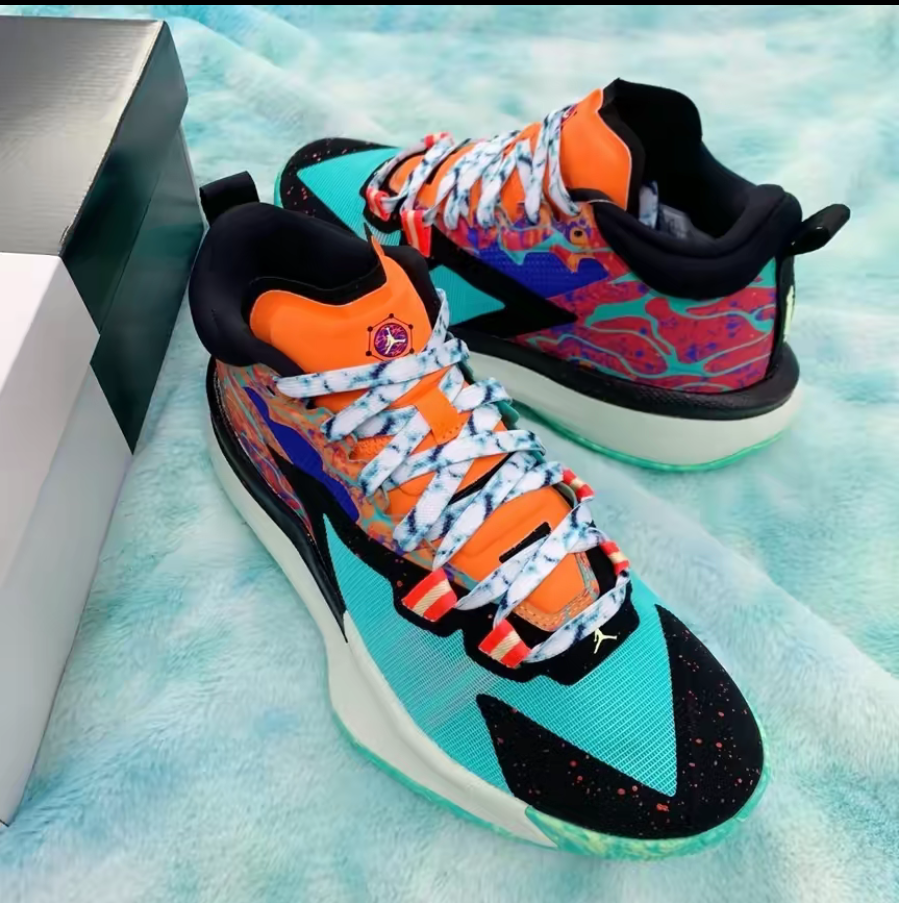 Giày Nike Air Jordan Zion 1 Planet Z 'Hyper Jade' DA3129-800 - Ảnh 5