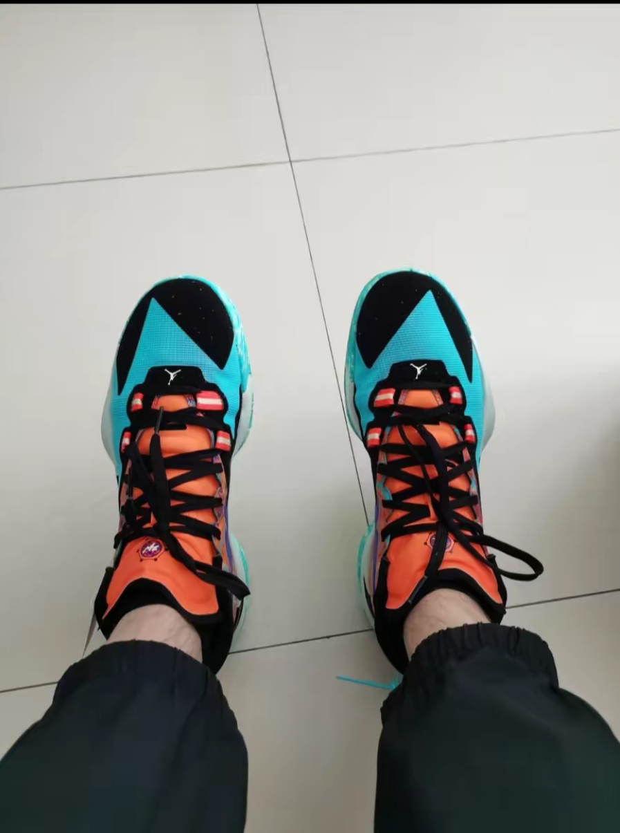 Giày Nike Air Jordan Zion 1 Planet Z 'Hyper Jade' DA3129-800 - Ảnh 7
