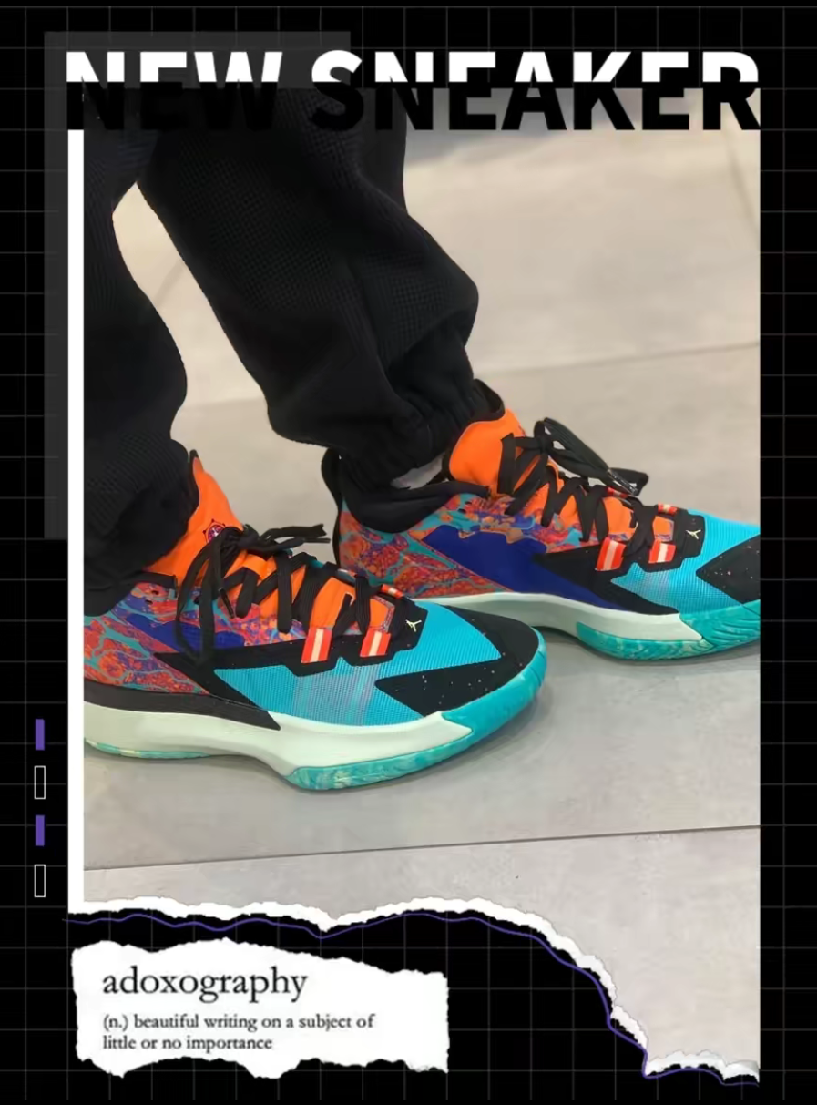 Giày Nike Air Jordan Zion 1 Planet Z 'Hyper Jade' DA3129-800 - Ảnh 6