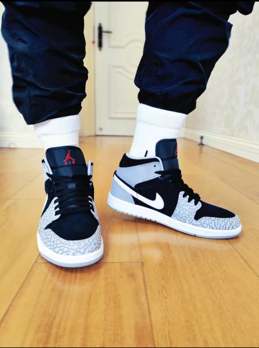 Giày Nike Air Jordan 1 Mid SE 'Elephant Toe' DM1200-016 - Ảnh 4