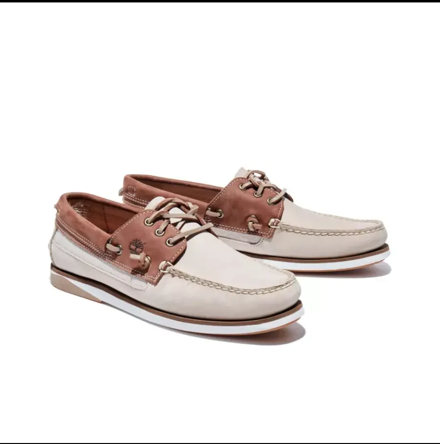 Giày Timberland Atlantis Break Boat Shoe for Men in Beige A2QGX269 - Ảnh 3