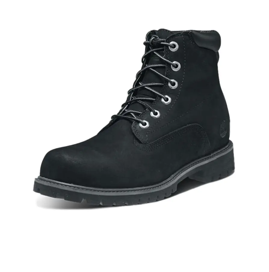 Giày Timberland Mens Alburn 6 Inch Boots Black Nubuck 6939R - Ảnh 4