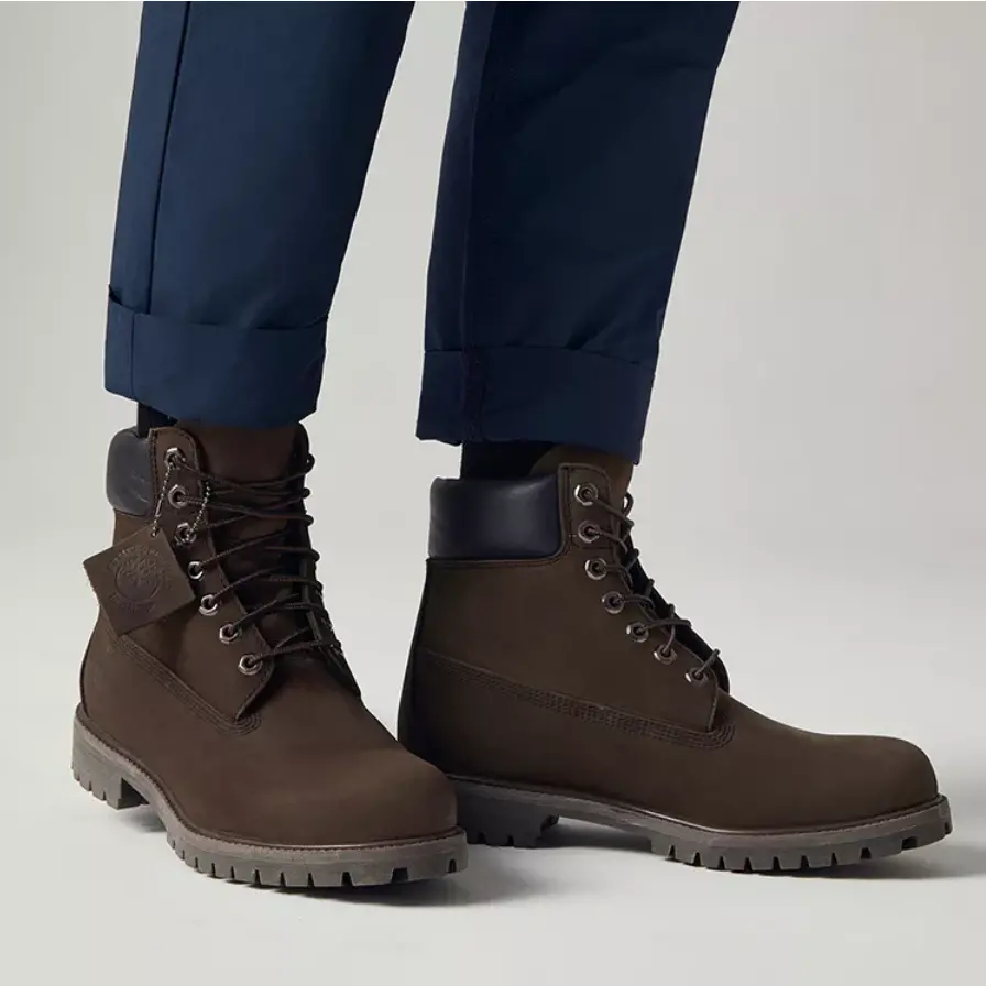 Giày Timberland Radford 6-inch Boots Medium Brown Nubuck 10001214 - Ảnh 3