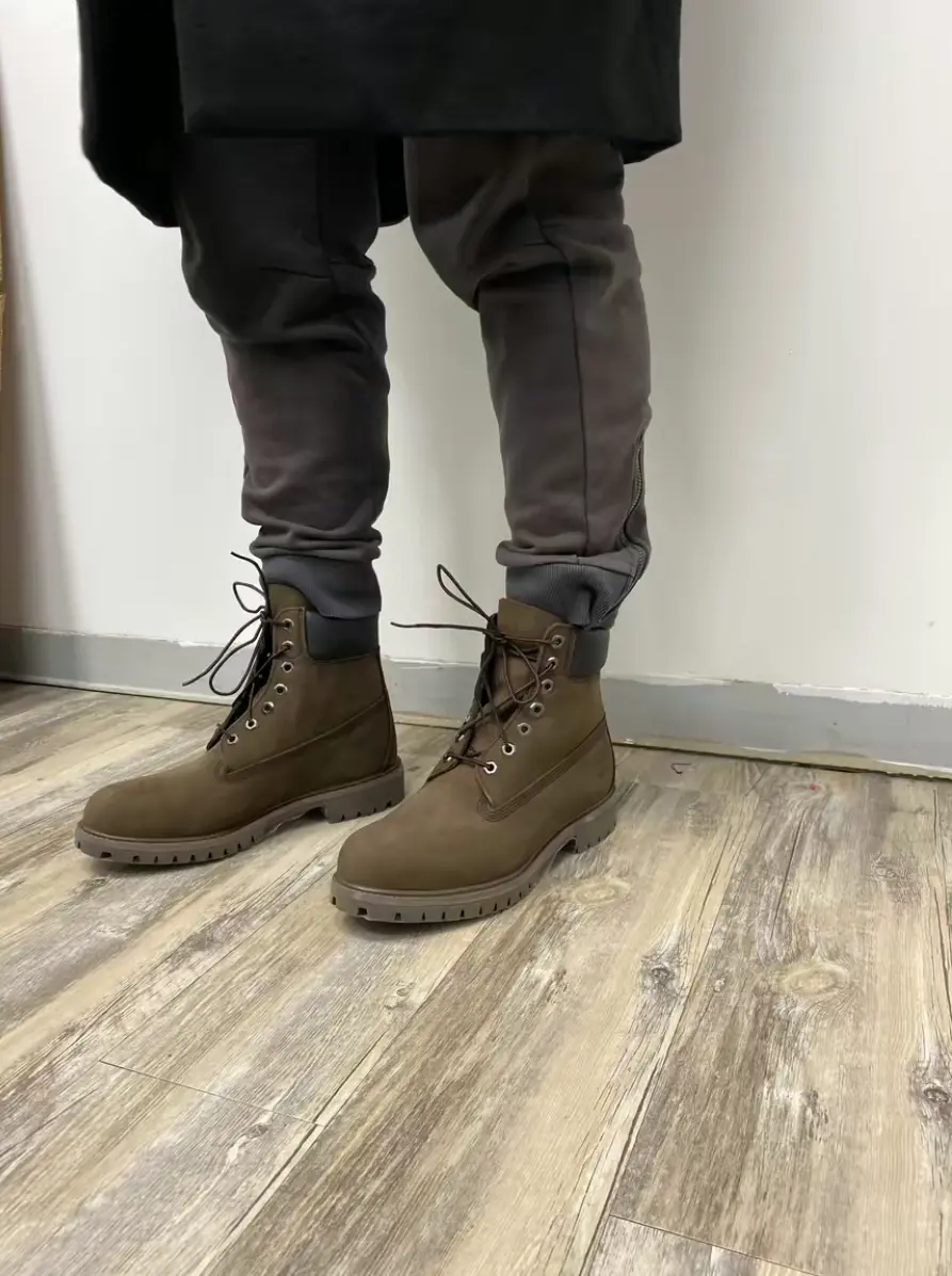 Giày Timberland Radford 6-inch Boots Medium Brown Nubuck 10001214 - Ảnh 4