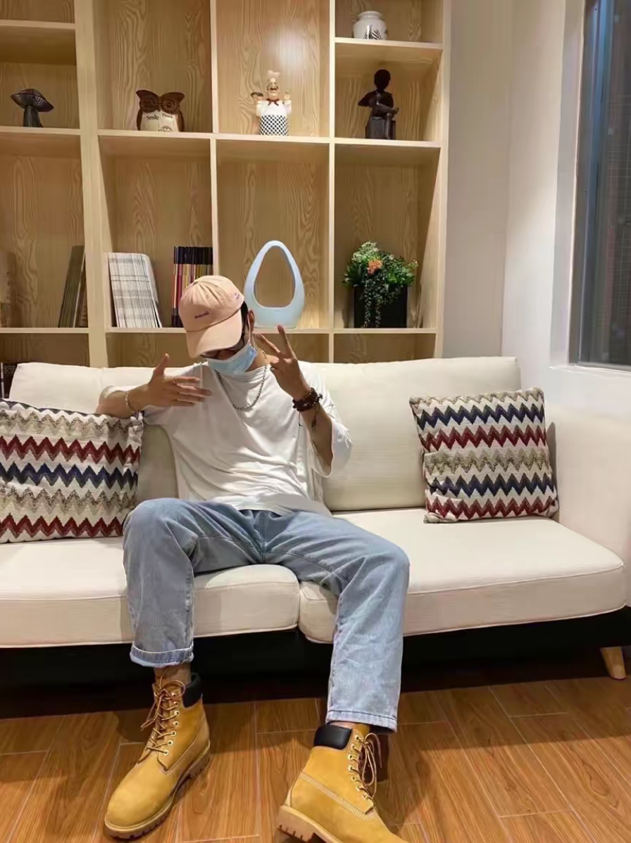 Giày Timberland 6-Inch Basic Boot Black Wheat A1ODR - Ảnh 3