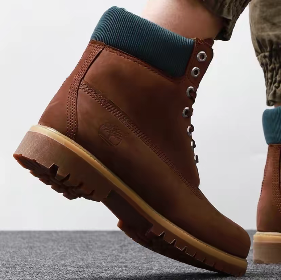 Giày Timberland Premium 6 Inch Boot in Dark Brown A2NAC931 - Ảnh 4