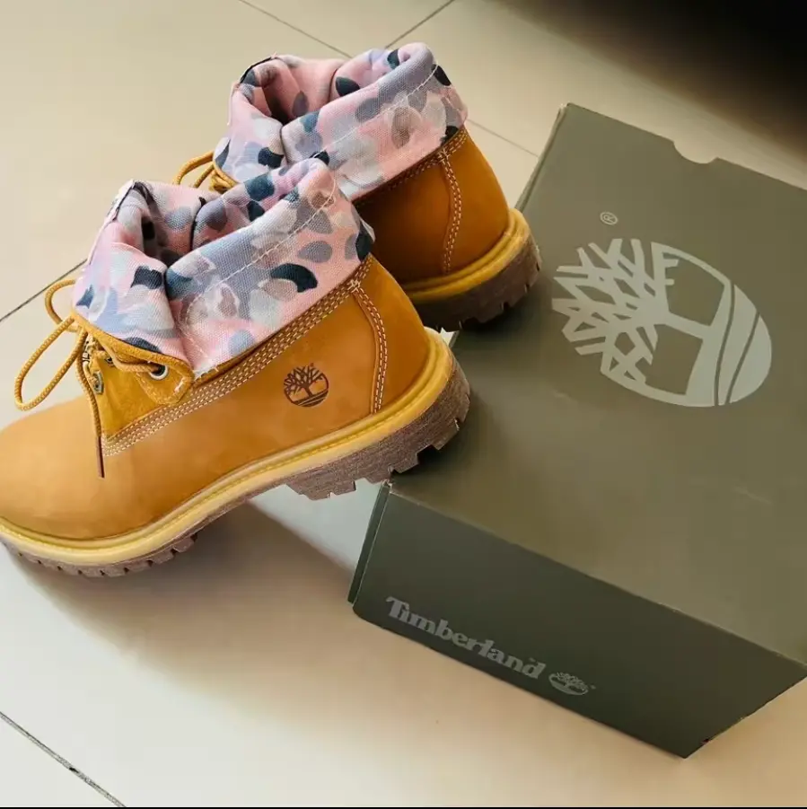 Giày Timberland Wheat Colored Nubuck Leather A2MF6231 - Ảnh 3