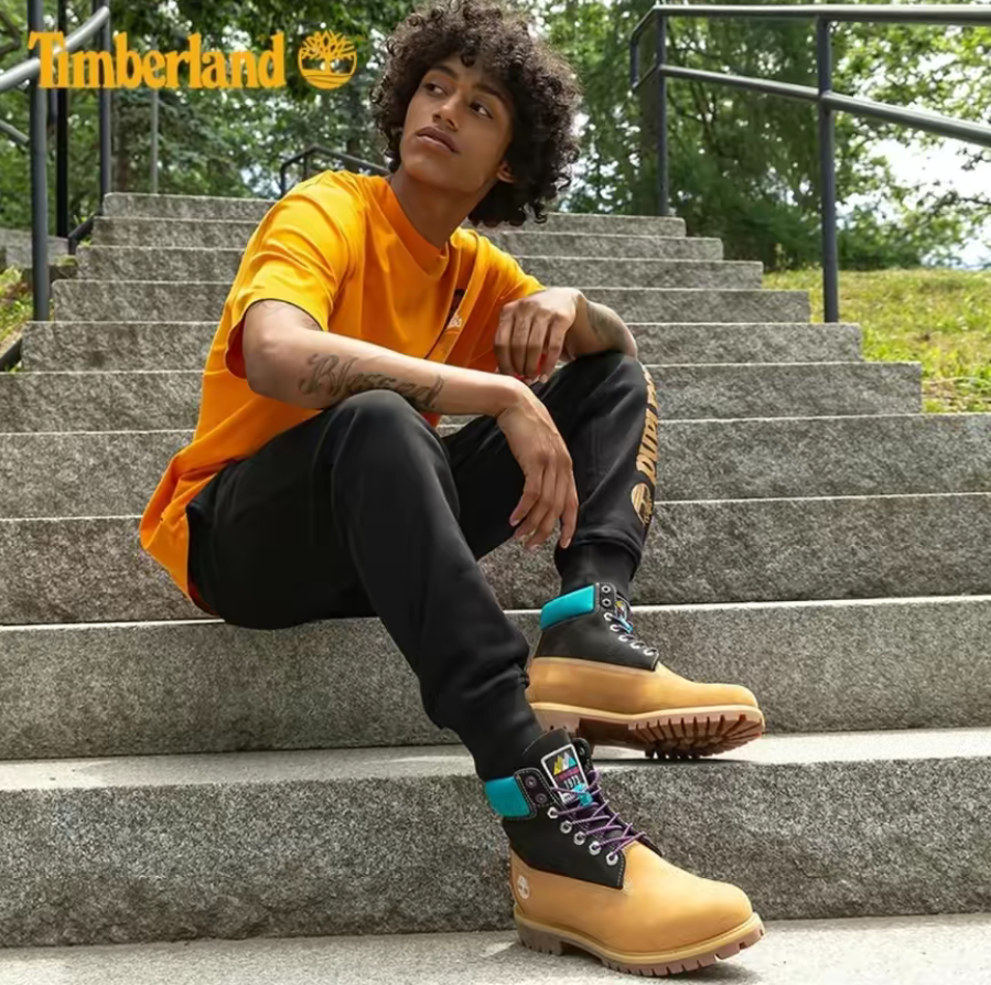 Giày Timberland Men's 6-Inch Premium Waterproof Wheat 'Black' A2N93231 - Ảnh 5