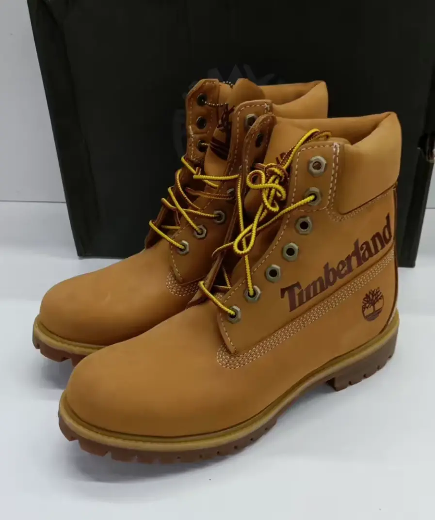 Giày Timberland Men's 6-Inch Premium Waterproof Wheat Nubuck Boot A1URV - Ảnh 5
