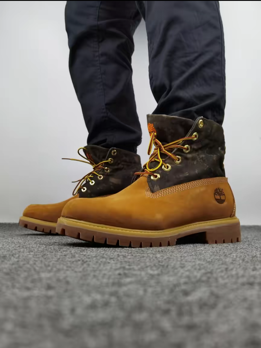 Giày Timberland Premium Roll Top Boots 'Camo Pattern' A26UV - Ảnh 3