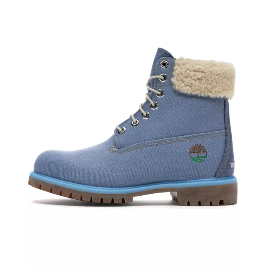 Giày Timberland Just Don x 6 Inch Fabric Boot Junior 'Blue' TB0A1UXU - Ảnh 2