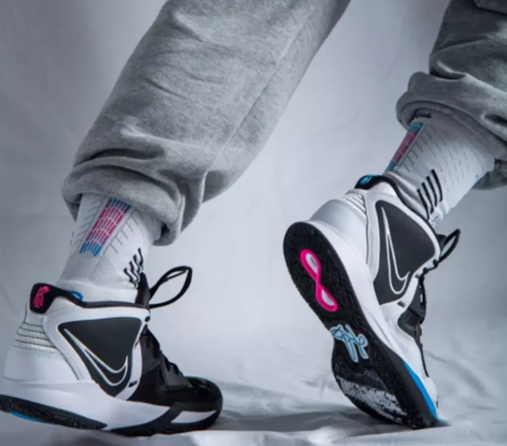 Giày Nike Kyrie 8 'South Beach' Black/White-Pink DC9134-003 - Ảnh 4