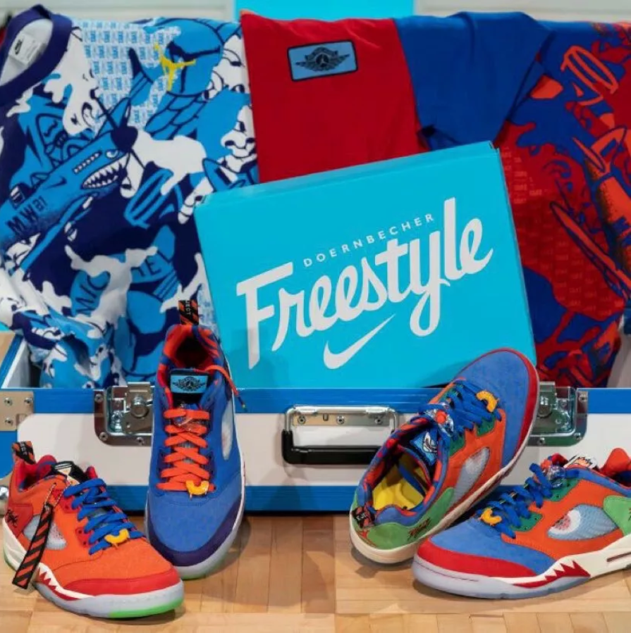 Giày Nike Air Jordan 5 Low 'Doernbecher Michael' DR6287-486 - Ảnh 4