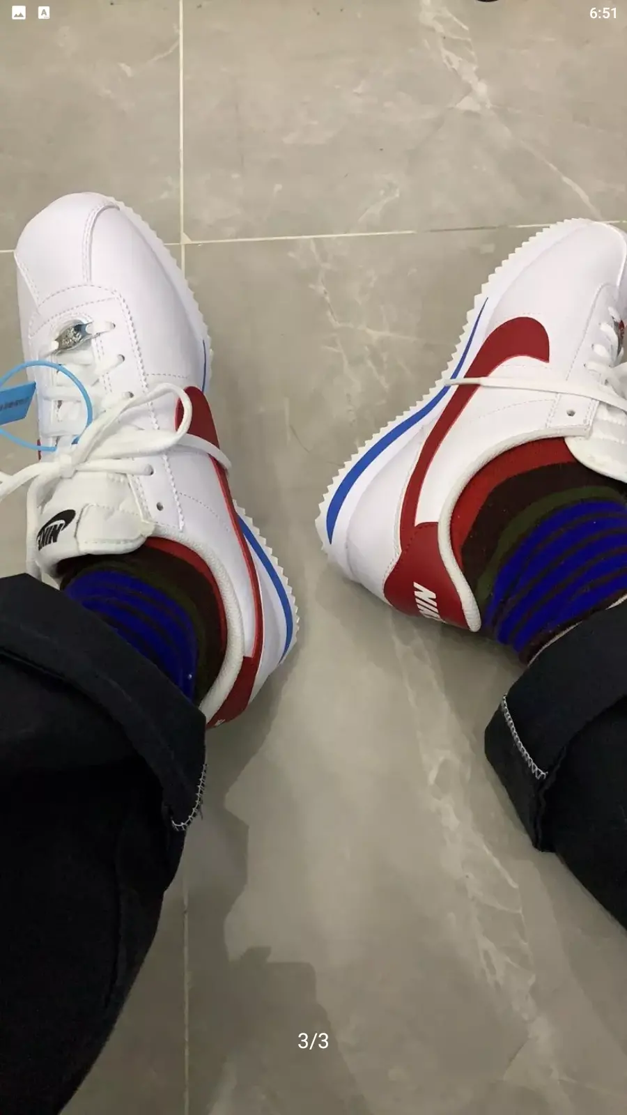 Alternative view of Giày Nike Cortez Basic Leather OG 'Forrest Gump' 882254-164