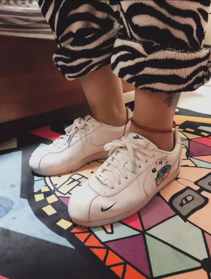 Giày Nike Steve Harrington x Cortez Flyleather QS 'Earth Day' CI5548-100 - Ảnh 4