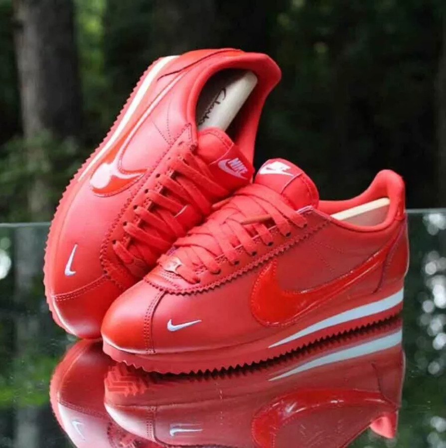 Giày Nike Wmns Classic Cortez Premium 'Team Orange' 905614-802 - Ảnh 3