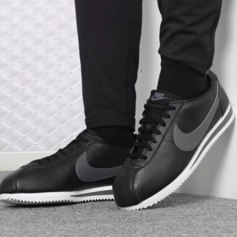 Giày Nike Classic Cortez Leather 'Anthracite' 749571-011 - Ảnh 3