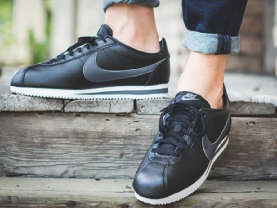 Giày Nike Classic Cortez Leather 'Anthracite' 749571-011 - Ảnh 4
