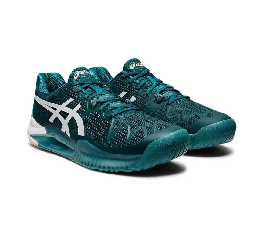Alternative view of Giày Asics Gel Resolution 8 'Green' 1041A079-300
