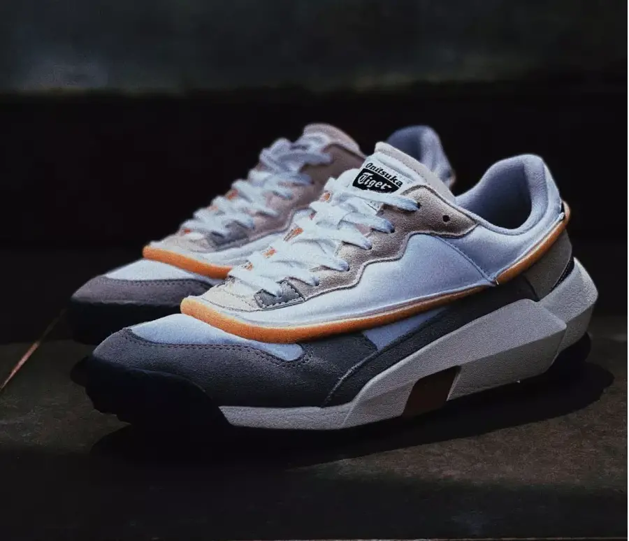 Giày Onitsuka Tiger Admix Runner 'While Grey' 1183B357-102 - Ảnh 3