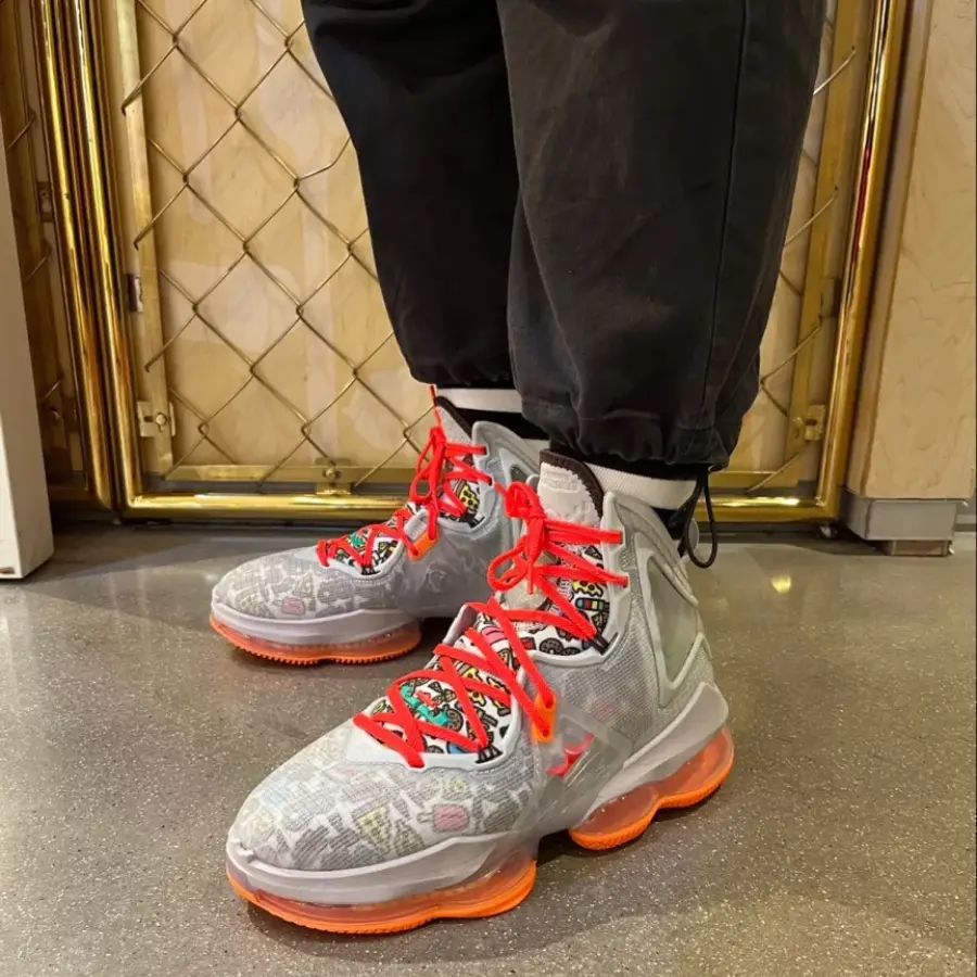Alternative view of Giày Nike Lebron XIX 19 'Gray' DC9341-001