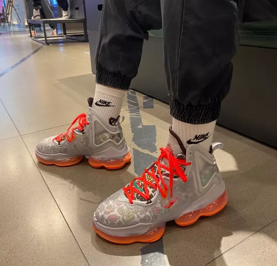 Giày Nike Lebron XIX 19 'Gray' DC9341-001 - Ảnh 3