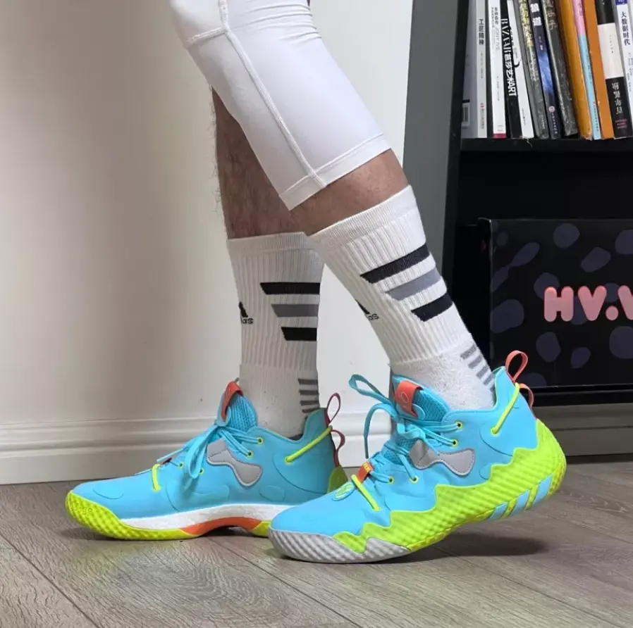 Giày Adidas Harden Vol. 6 'Pulse Aqua Solar Yellow' GV8703 - Ảnh 3