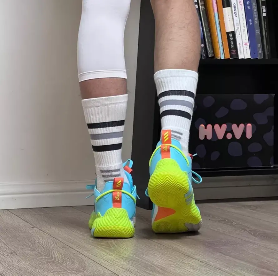Giày Adidas Harden Vol. 6 'Pulse Aqua Solar Yellow' GV8703 - Ảnh 5