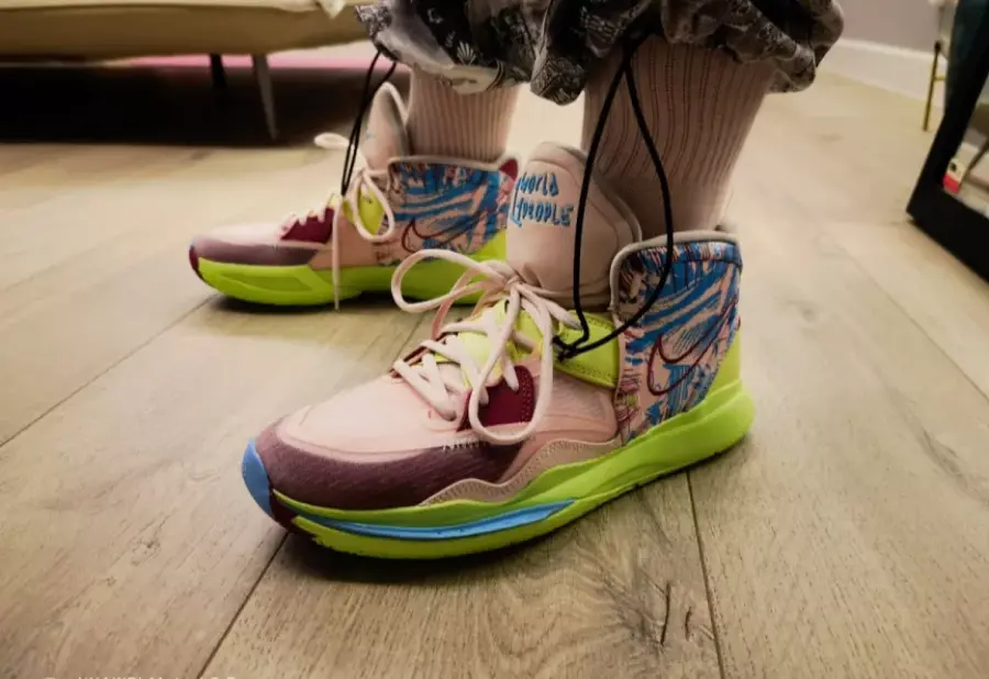 Alternative view of Giày Nike Kyrie Infinity 'Light Soft Pink' DC9134-600