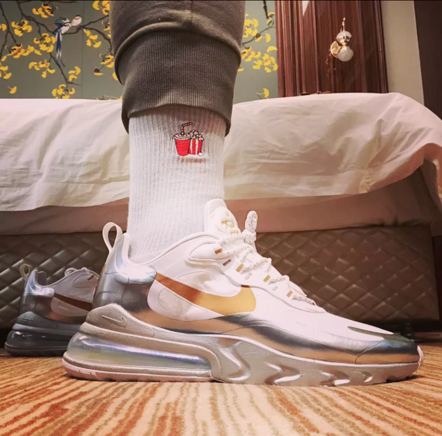 Giày Nike Air Max 270 React 'City Of Speed' CQ4597-110 - Ảnh 4