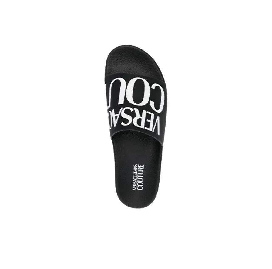 Dép Versace Jeans Couture Slides 'Black' 72YA3SQ6-ZS201-899 - Ảnh 3