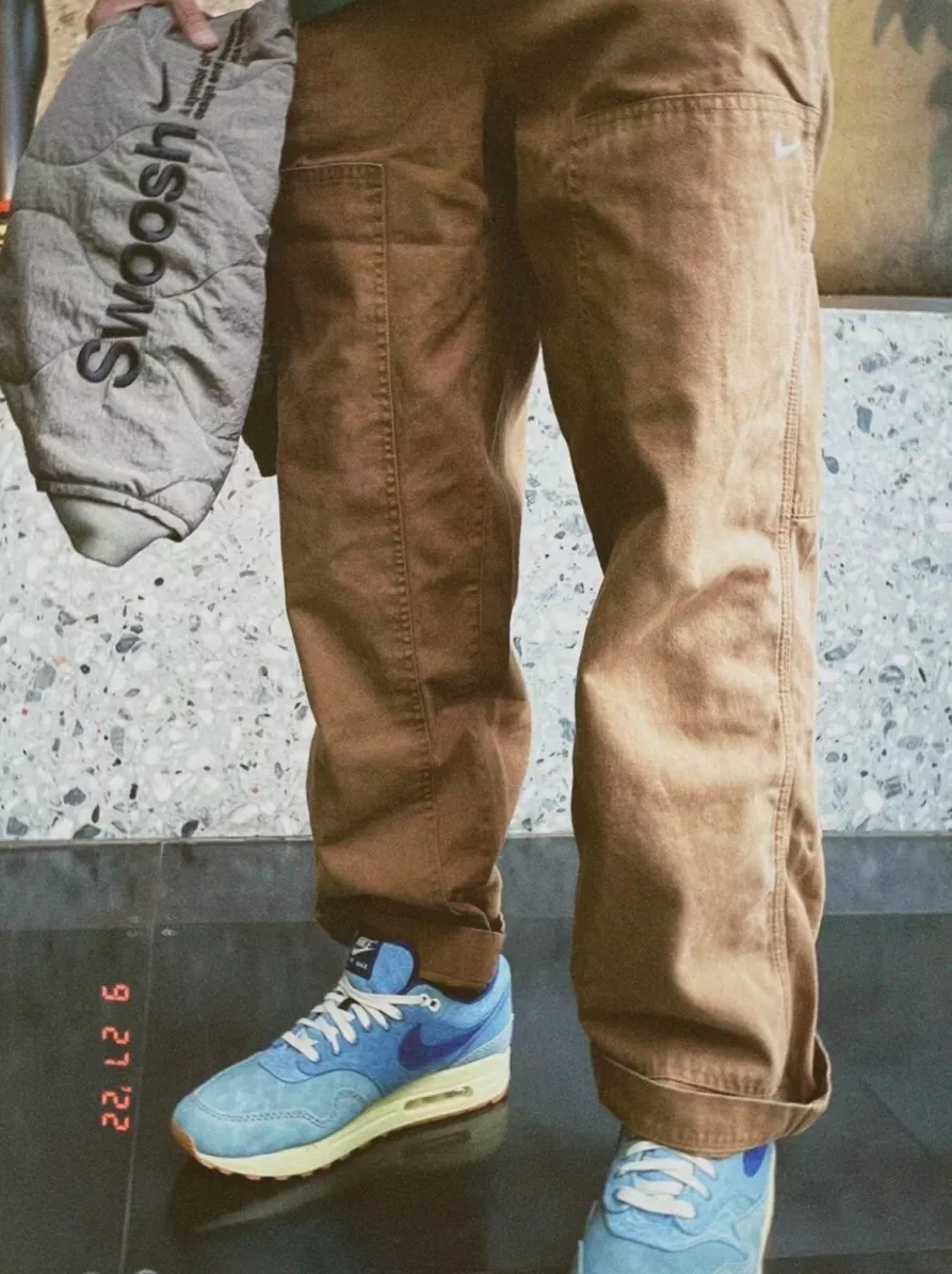 Giày Nike Air Max 1 Premium Dirty Denim 'Deep Royal Blue' DV3050-300 - Ảnh 5