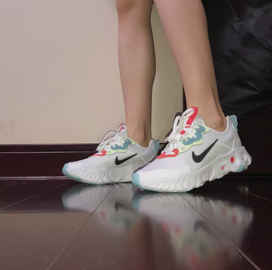 Giày Nike React ART3MIS White Bright Crimson CN8203-101 - Ảnh 3