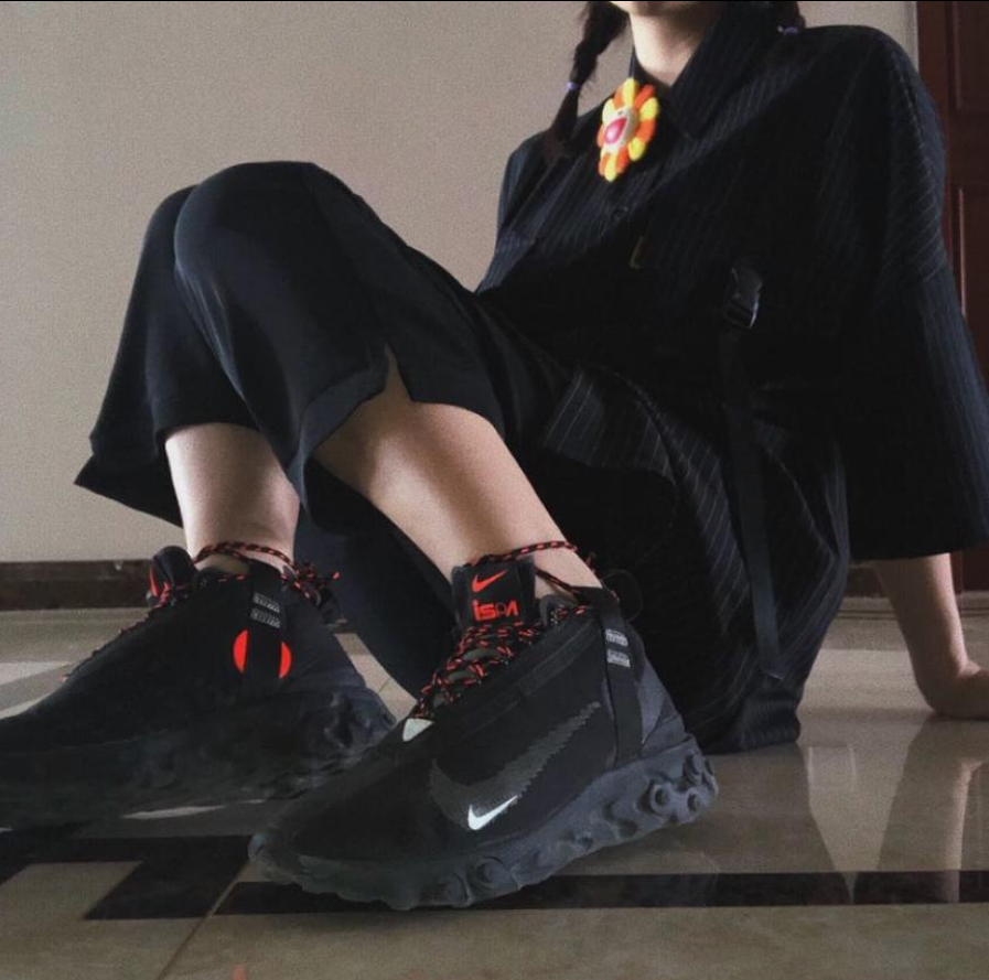 Giày Nike React Runner Mid Wr ISPA Black AT3143-001 - Ảnh 5