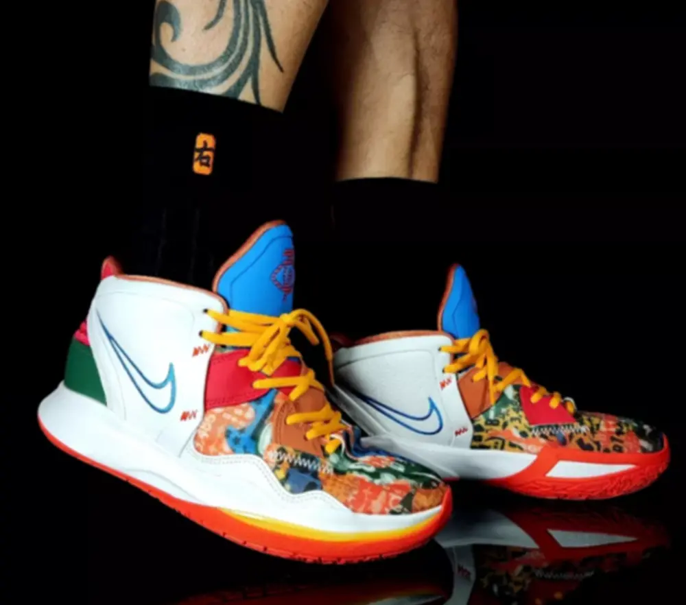 Alternative view of Giày Nike Kyrie 8 EP 'KyD Multicolor' DC9134-100