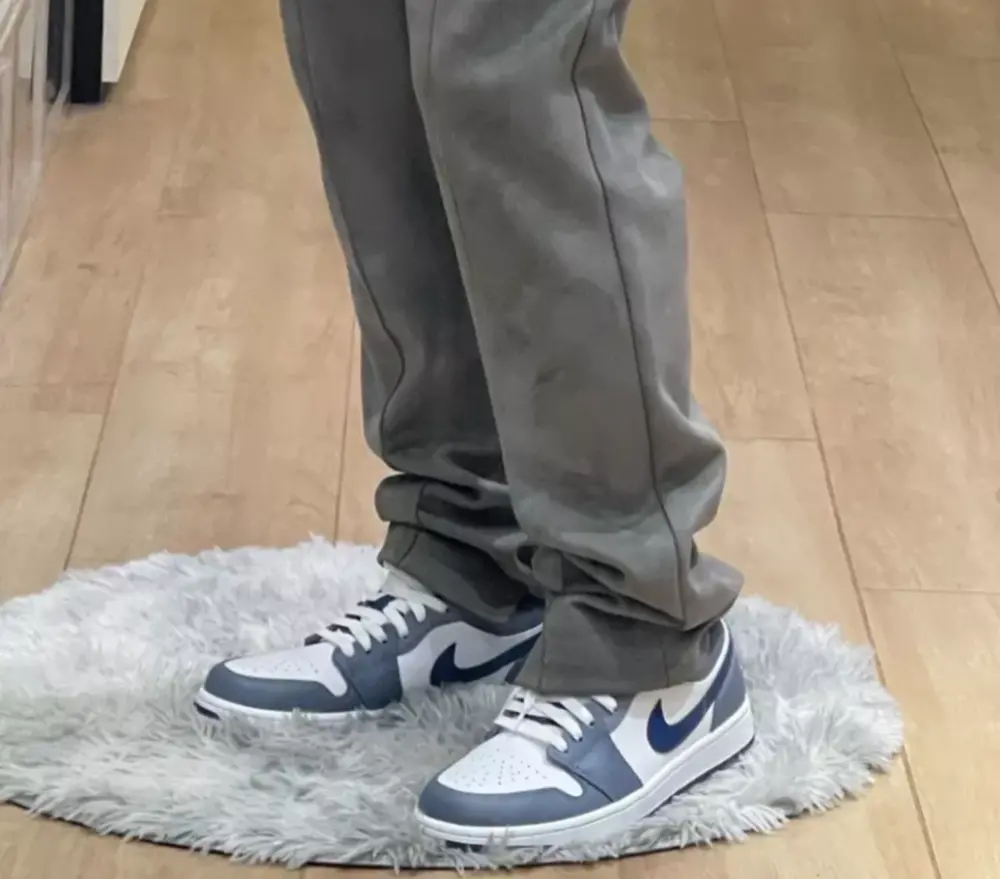 Giày Nike Air Jordan 1 Low 'Ashen Slate' 553558-414 - Ảnh 4