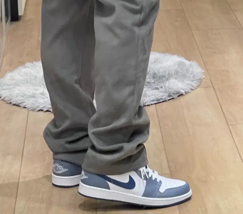 Giày Nike Air Jordan 1 Low 'Ashen Slate' 553558-414 - Ảnh 5