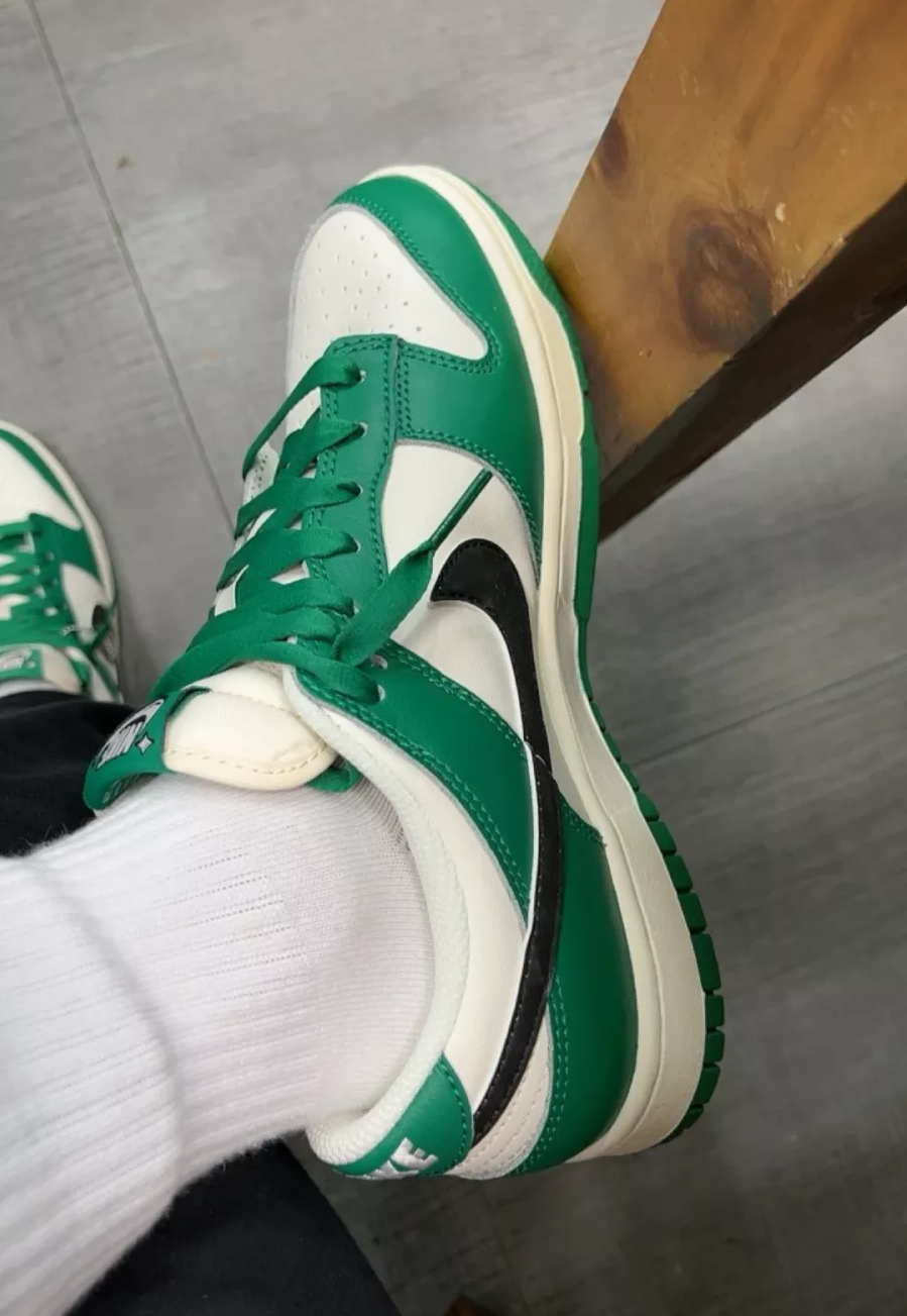 Giày Nike Dunk Low Retro SE Jackpot 'Malachite' DR9654-100 - Ảnh 4