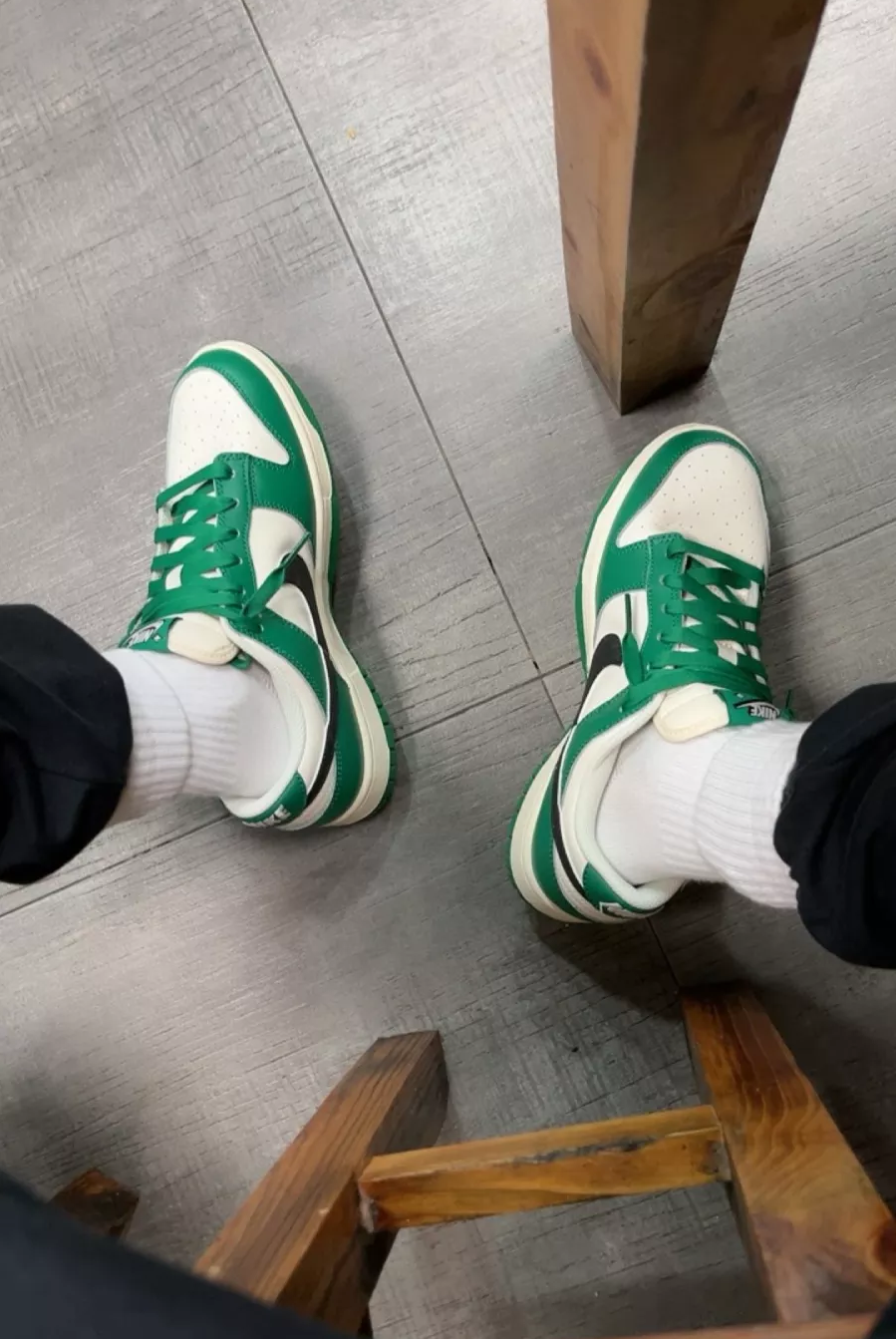 Giày Nike Dunk Low Retro SE Jackpot 'Malachite' DR9654-100 - Ảnh 3