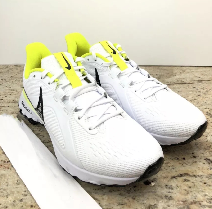 Giày Golf Nike React Infinity Pro 'White Lemon Venom' CT6620-103 - Ảnh 5