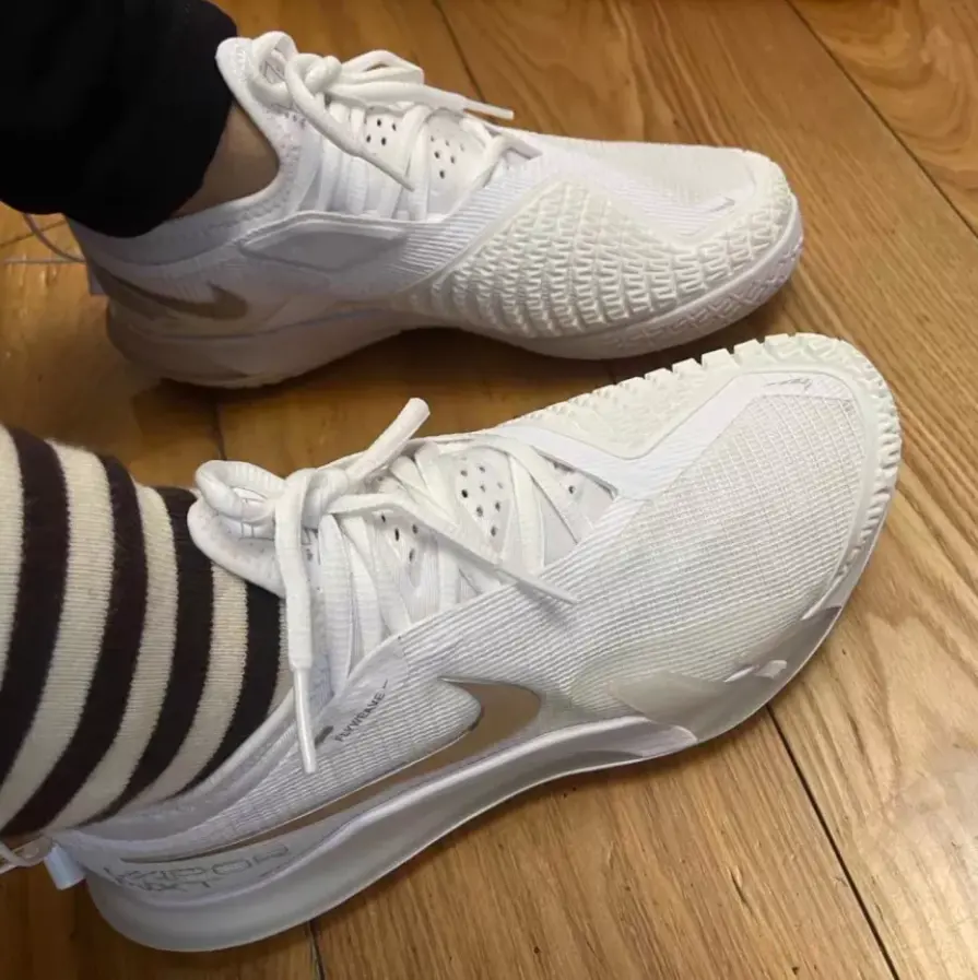 Giày Tennis Nike Court React Vapor 'Metallic Silver' CV0742-100 - Ảnh 5