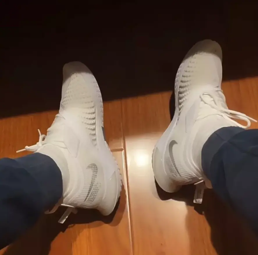 Giày Tennis Nike Court React Vapor 'Metallic Silver' CV0742-100 - Ảnh 4