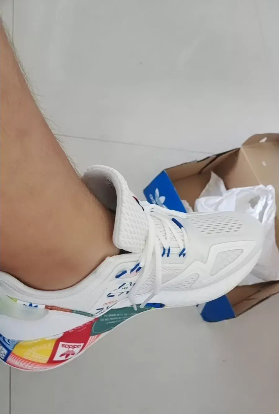 Giày Adidas ZX 2K Boost 'Multi-Color Logos' GX2718 - Ảnh 5
