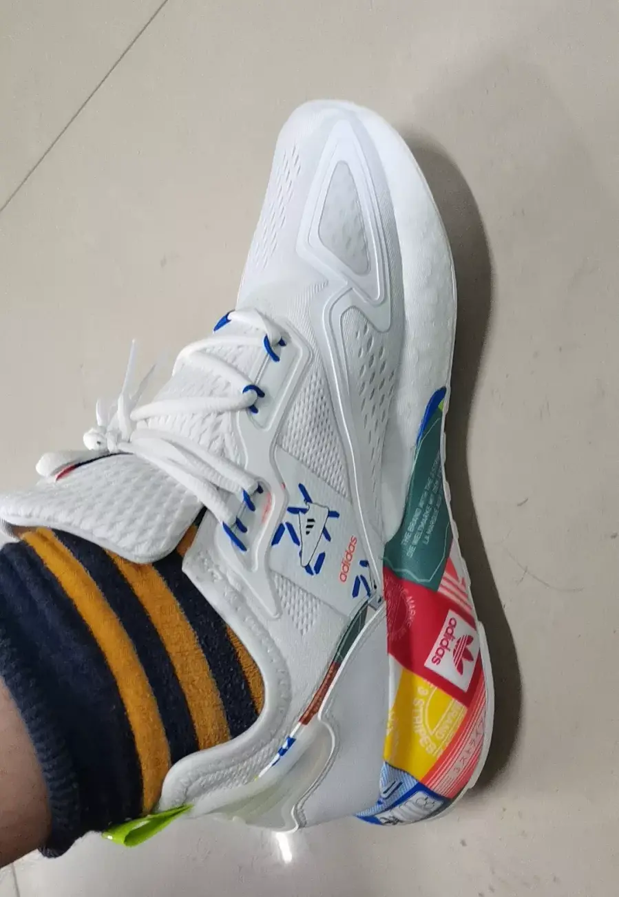 Giày Adidas ZX 2K Boost 'Multi-Color Logos' GX2718 - Ảnh 4