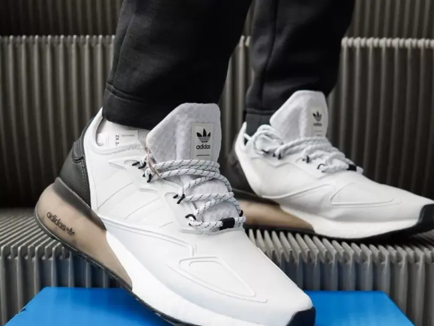 Giày Adidas ZX 2K Boost 'White Black' S42834 - Ảnh 5
